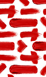 红色笔触抽象图案背景