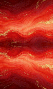 红色炫彩流动火焰背景