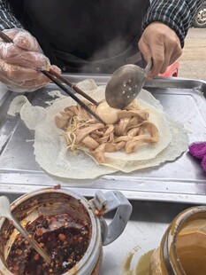 手工制作美味鸡肉卷