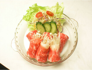 美味蟹肉卷摆盘精致