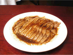 一盘美味酱牛肉