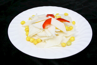 玉米笋摆盘美食