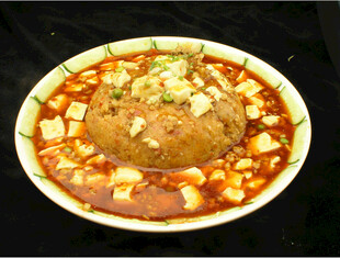 麻辣鲜香豆腐脑花美食