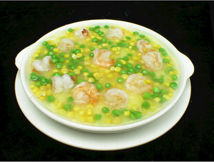 虾仁玉米豌豆羹