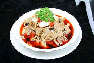 香辣毛肚火锅菜