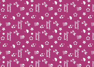 粉色底可爱图案无缝背景