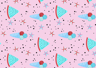 粉色梦幻几何图案背景