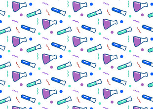 多彩喇叭图案背景设计