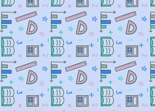 几何字母图案背景设计