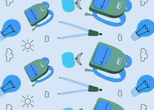 办公用品图案背景设计