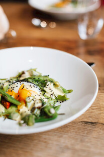 美味蔬菜意面摆盘精美