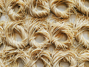 手工编织麻绳纹理特写