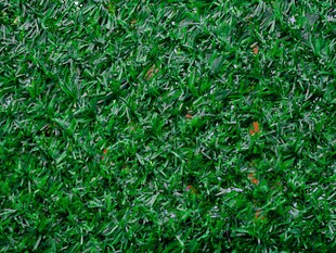 翠绿人造草坪纹理特写