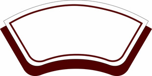 扇形 花格 画框