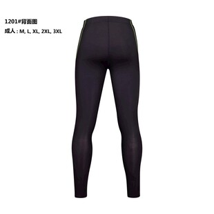 黑色紧身运动长裤展示