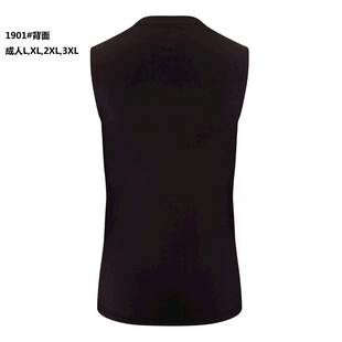 黑色无袖背心展示