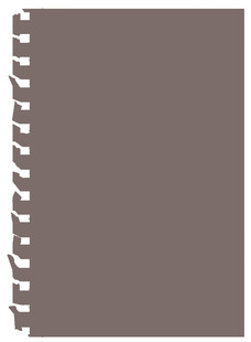 棕色螺旋装订空白笔记本