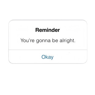 提醒你会没事的