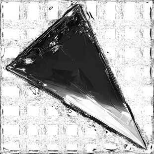 破碎玻璃锋利碎片素材