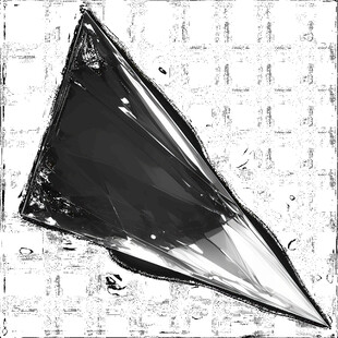 破碎玻璃锋利碎片素材