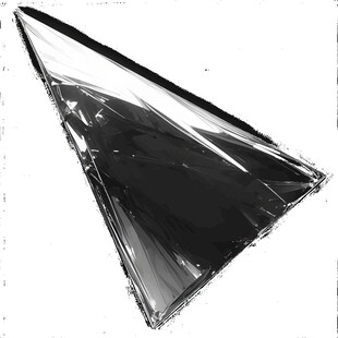 破碎玻璃锋利碎片素材