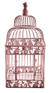 复古铁艺雕花鸟笼