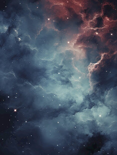 梦幻星云宇宙景象