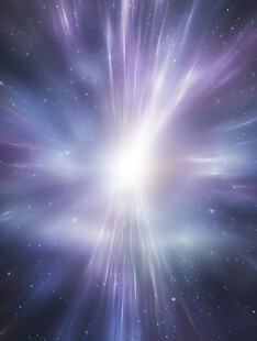 绚丽宇宙光芒绽放