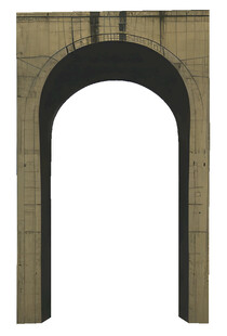 复古拱形门洞模型