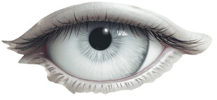 逼真写实的人类眼睛特写