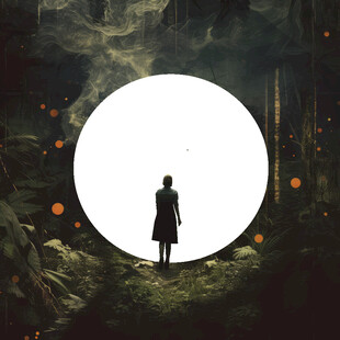 孤身立月前的神秘身影