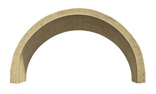 木质拱形结构模型