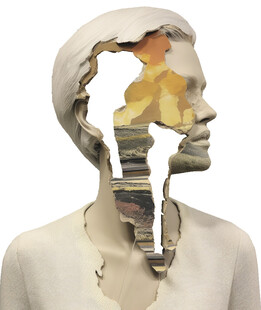 人体头部骨骼解剖模型