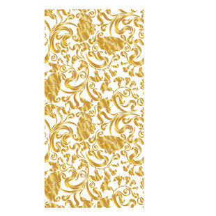 金色华丽花纹图案设计