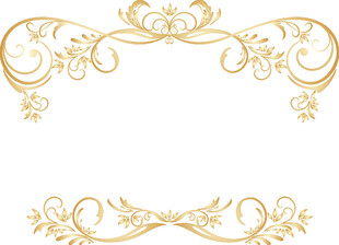 金色华丽装饰花纹图案