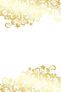 金色华丽花纹装饰背景