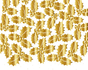 金色树叶图案纹理背景