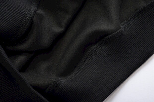黑色布料细节特写