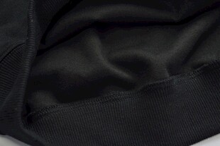 黑色布料细节纹理展示