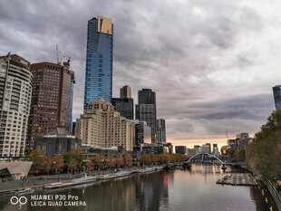 墨尔本城市河畔风光