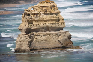海岸独特岩石景观