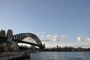悉尼歌剧院与海港大桥景观