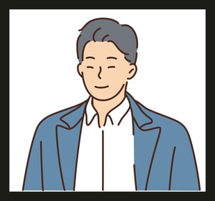 穿西装微笑的男士