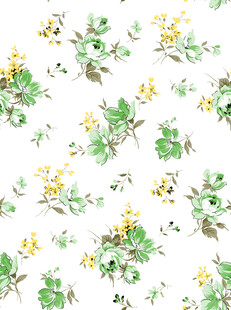花卉图案背景清新自然风