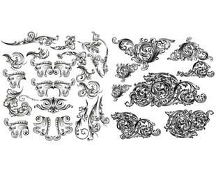 传统中式神兽图案纹饰集
