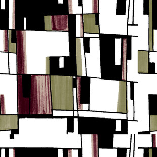 几何色块拼接抽象图案