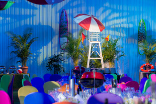 夏日泳池派对场景布置