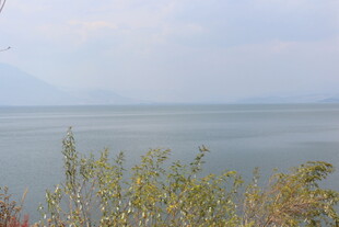 湖畔秋景 自然风光秀丽