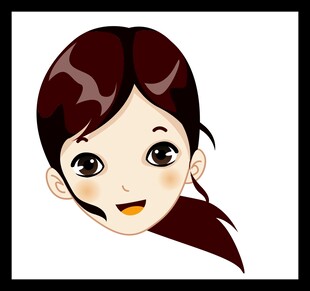 可爱客服女孩头像