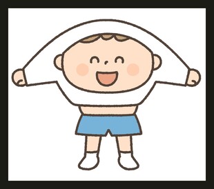 可爱跳绳小男孩